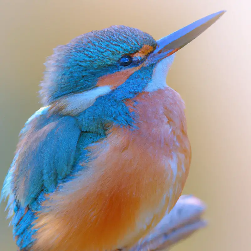 Eisvogel im Flug.