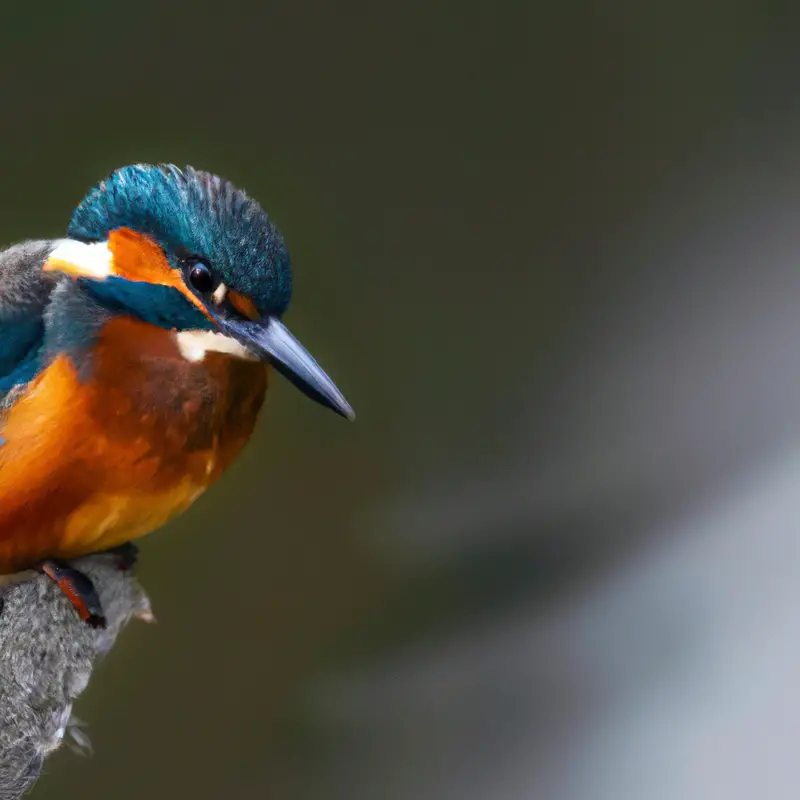 Eisvogel im Flug