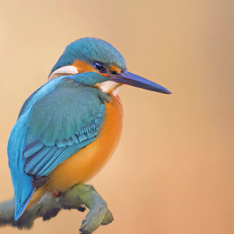 Eisvogel im Flug.