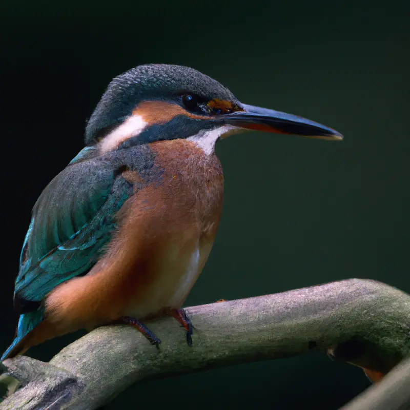 Eisvogel im Flug