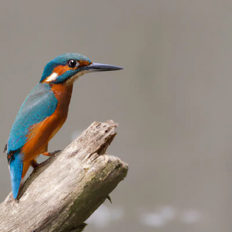 Eisvogel im Flug.