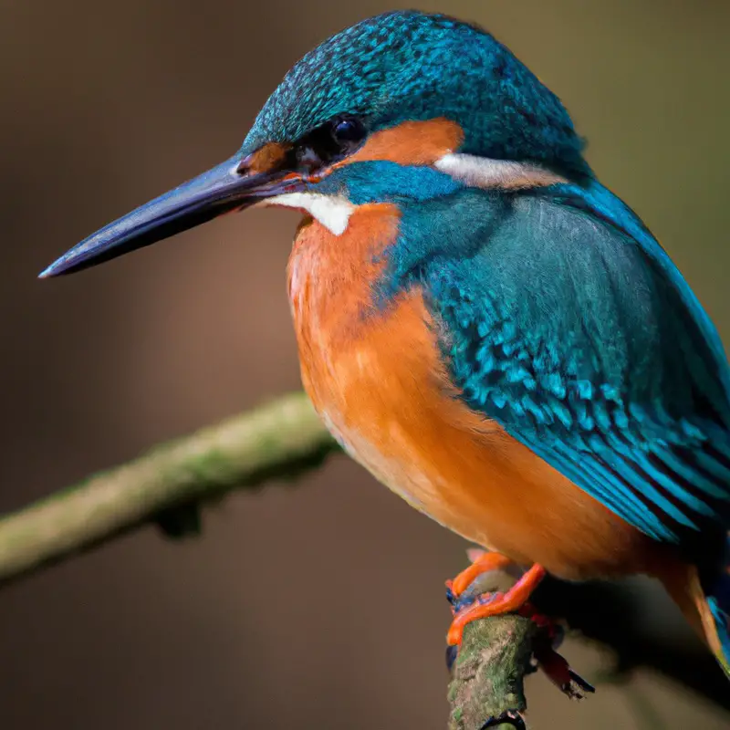 Eisvogel im Fluss