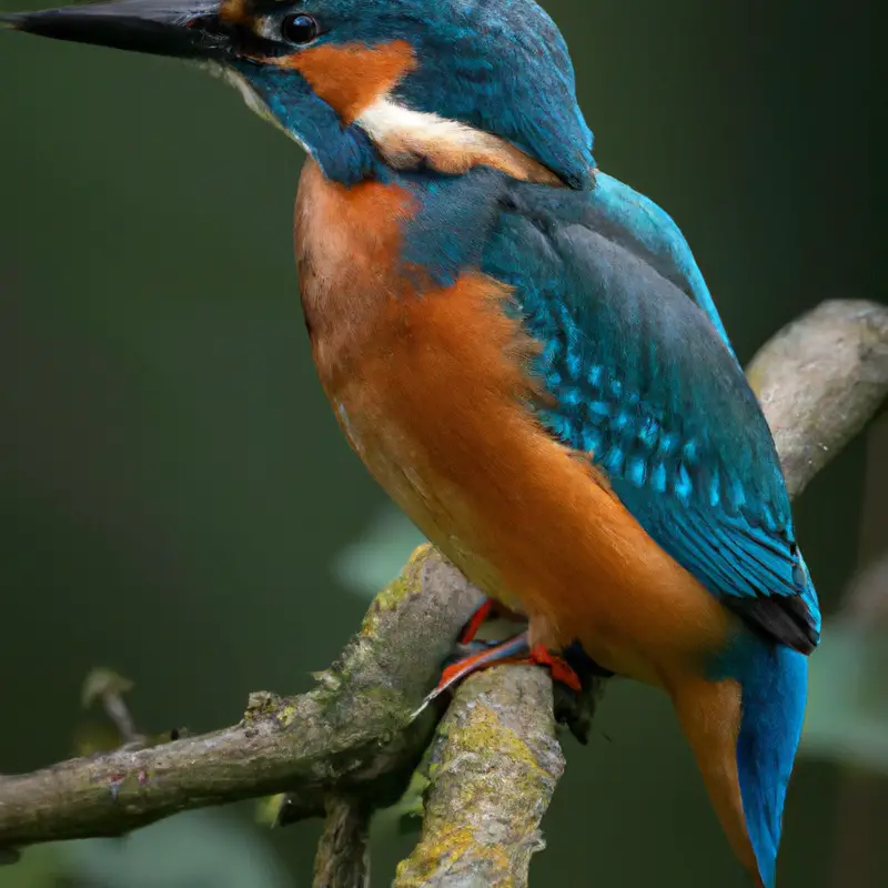 Eisvogel im Fluss