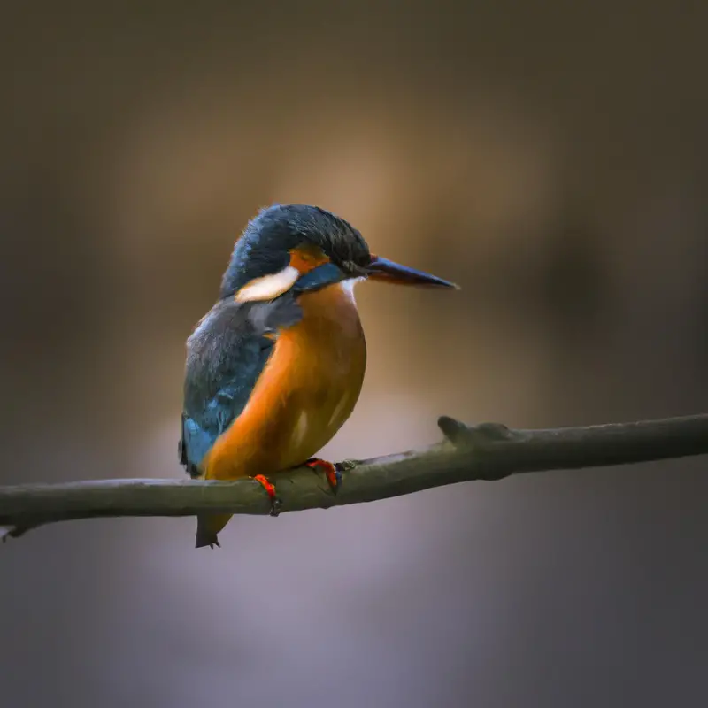 Eisvogel im Gewässer