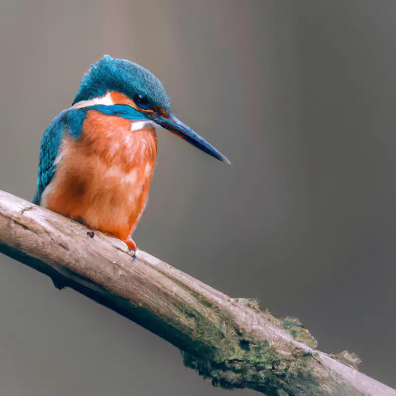 Eisvogel in Aktion.