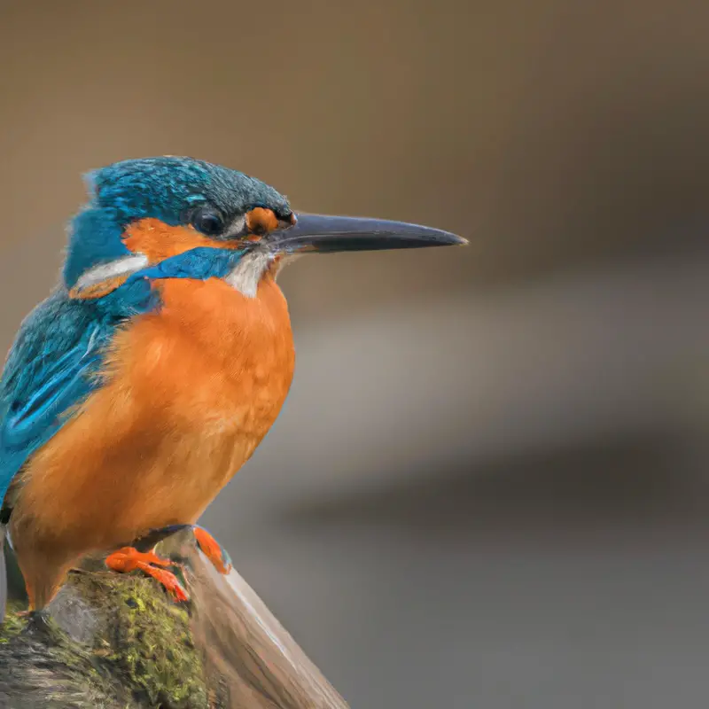 Eisvogel mit Beute