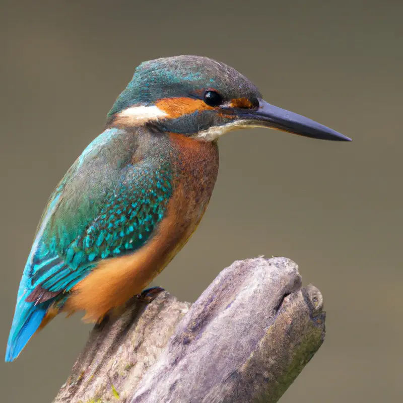 Eisvogel mit Fisch.