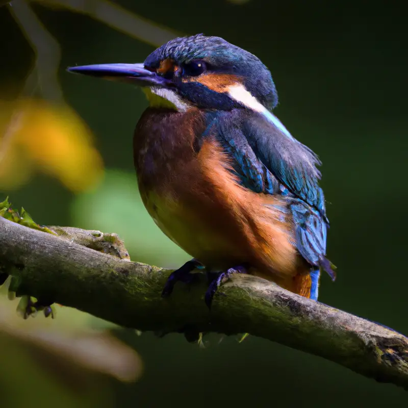 Eisvogel mit Fisch