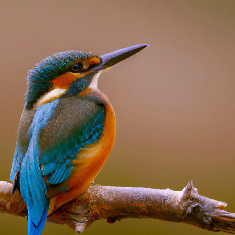 Eisvogelpaarung in Aktion.