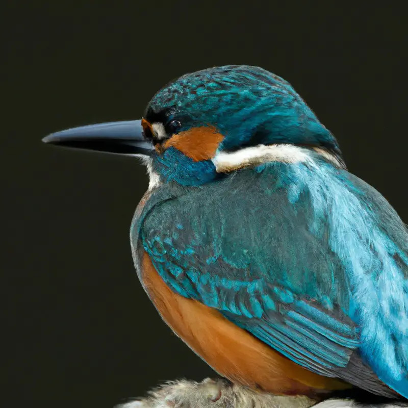 Majestätischer Flussvogel