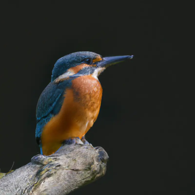 Schneller Flug Eisvogel