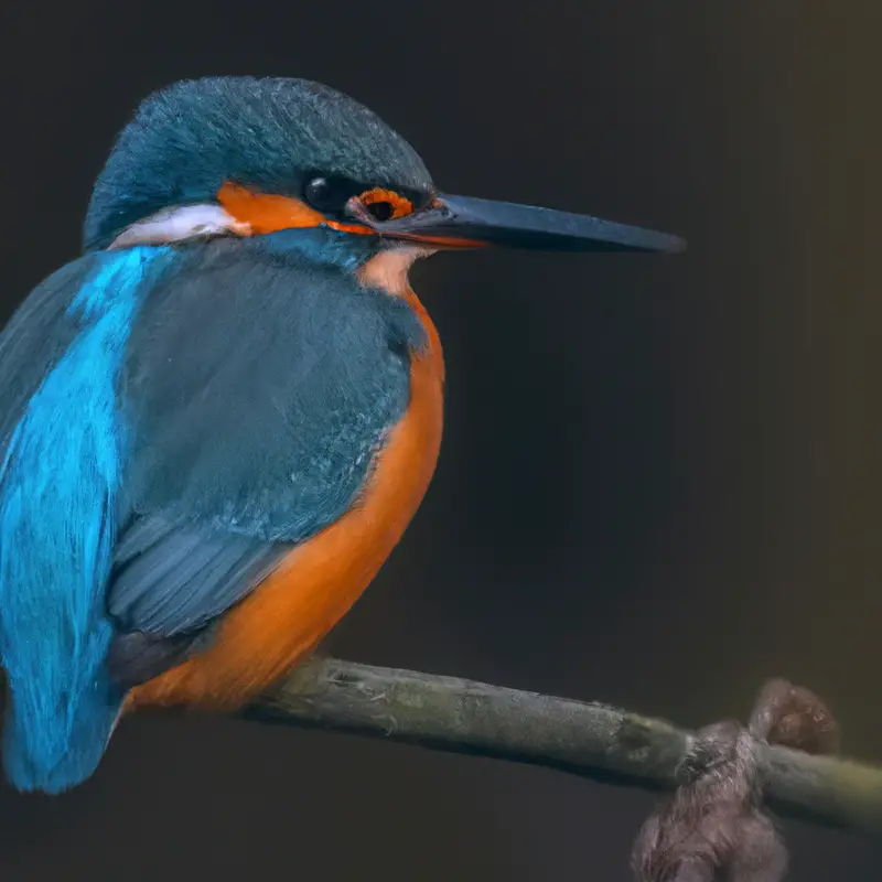 Schöner blauer Vogel