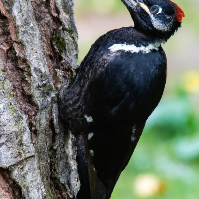 Schwarzspecht Waldpflege.