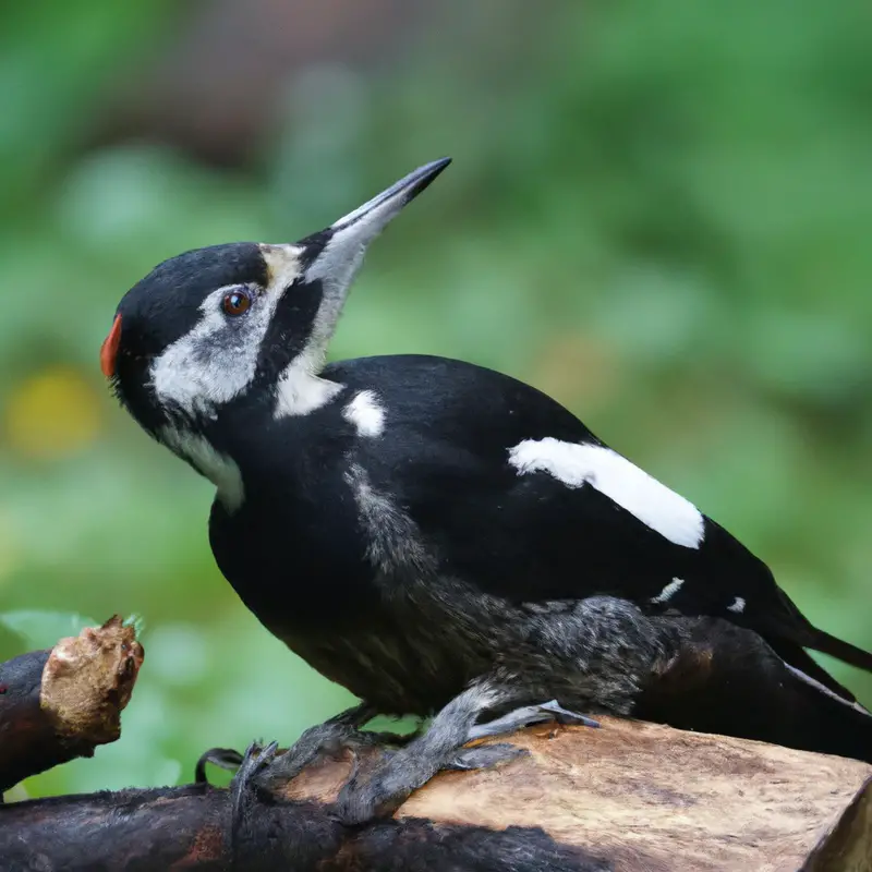 Schwarzspecht fliegt.