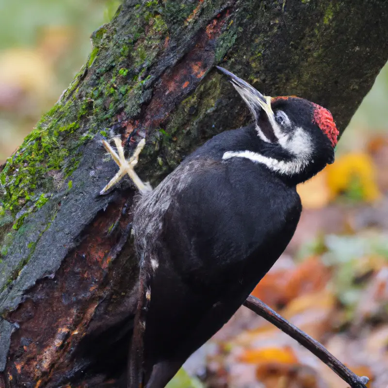 Schwarzspecht im Baum