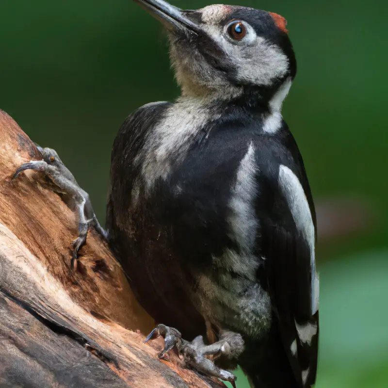 Schwarzspecht im Wald