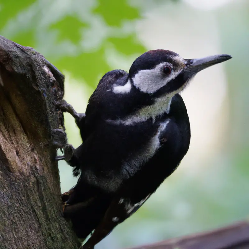 Schwarzspecht im Wald