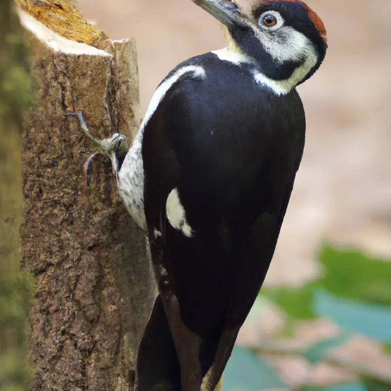 Schwarzspecht im Wald