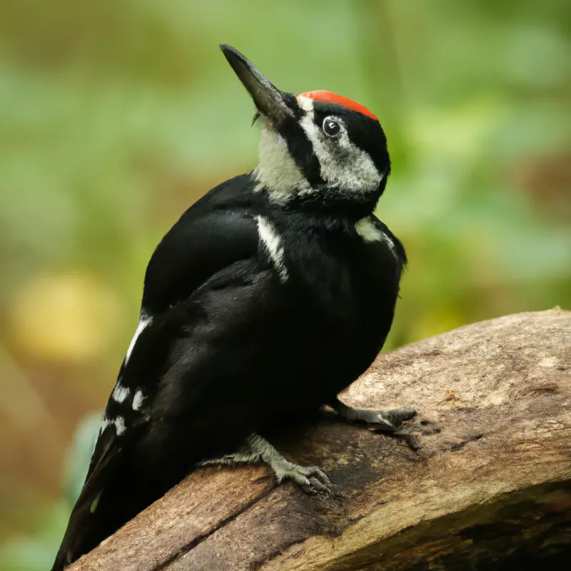 Schwarzspecht im Wald