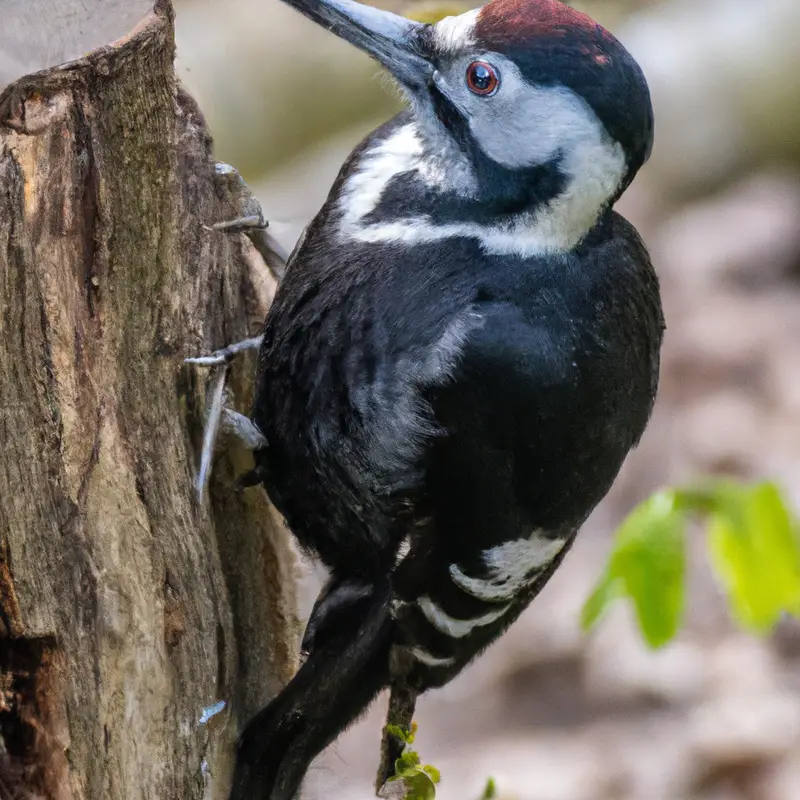 Schwarzspecht im Wald