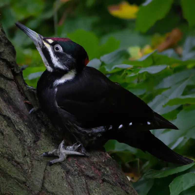 Schwarzspecht im Wald