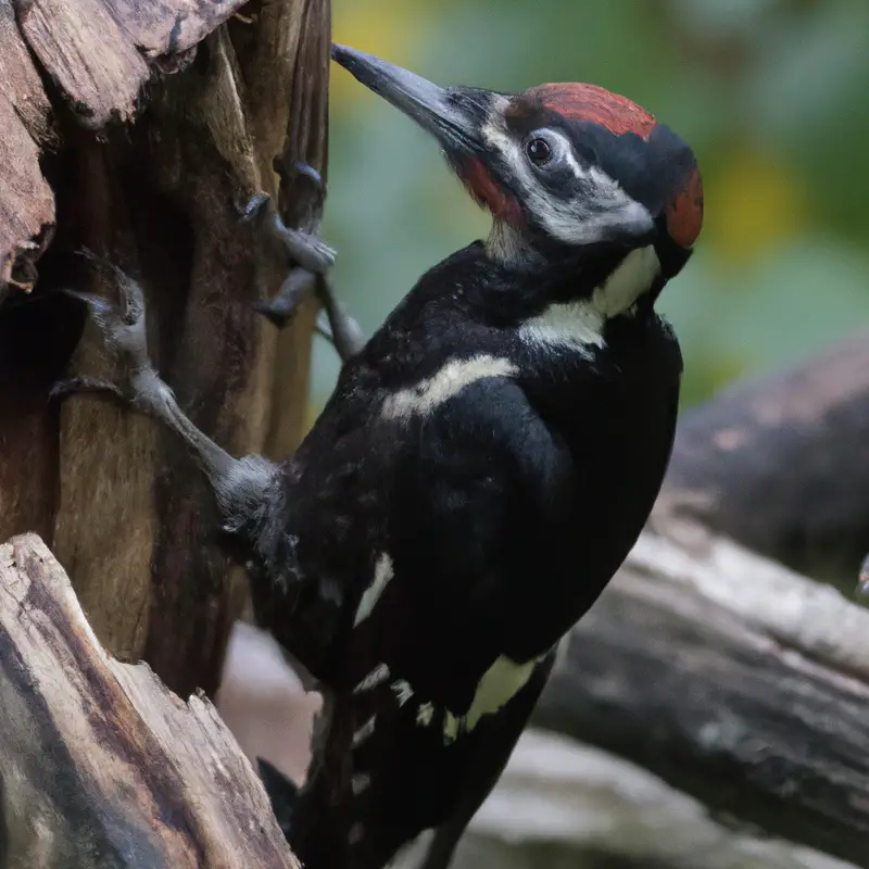 Schwarzspecht im Wald