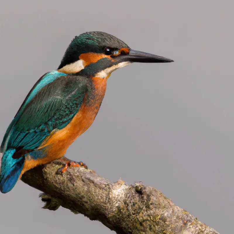 Sommerlicher Flussvogel.