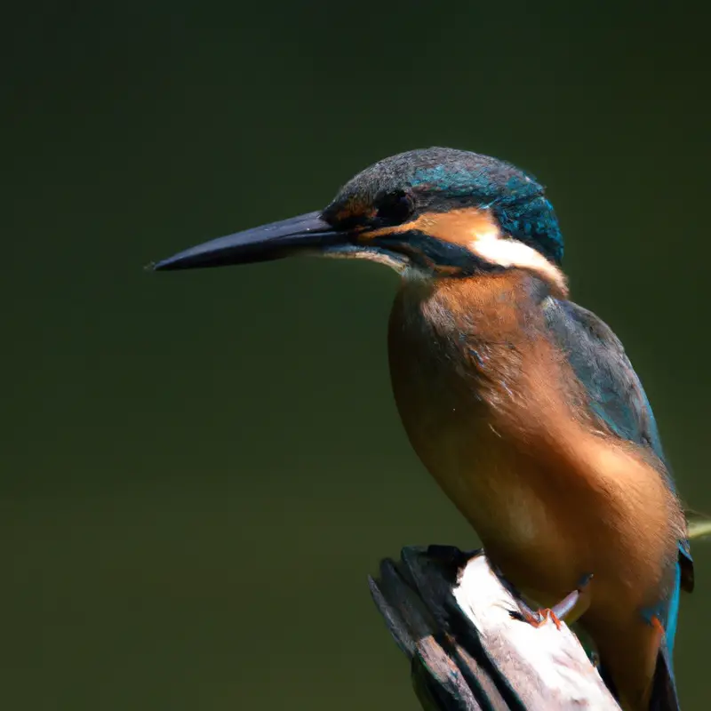 Stolzer Flussvogel