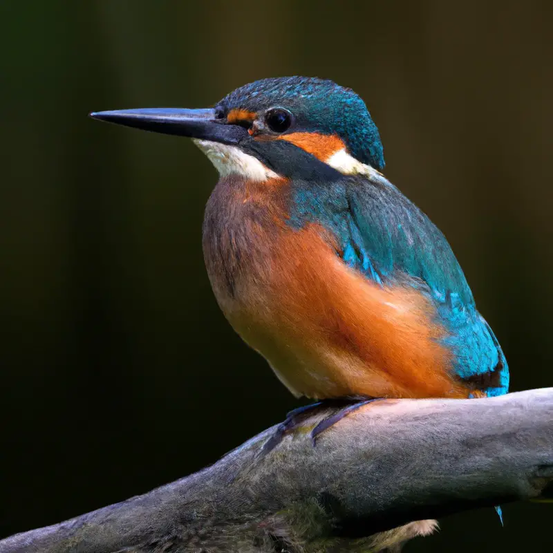 bunter Vogel über Wasser