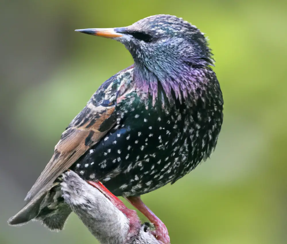 Europäischer Star: Nützlicher Insektenjäger.