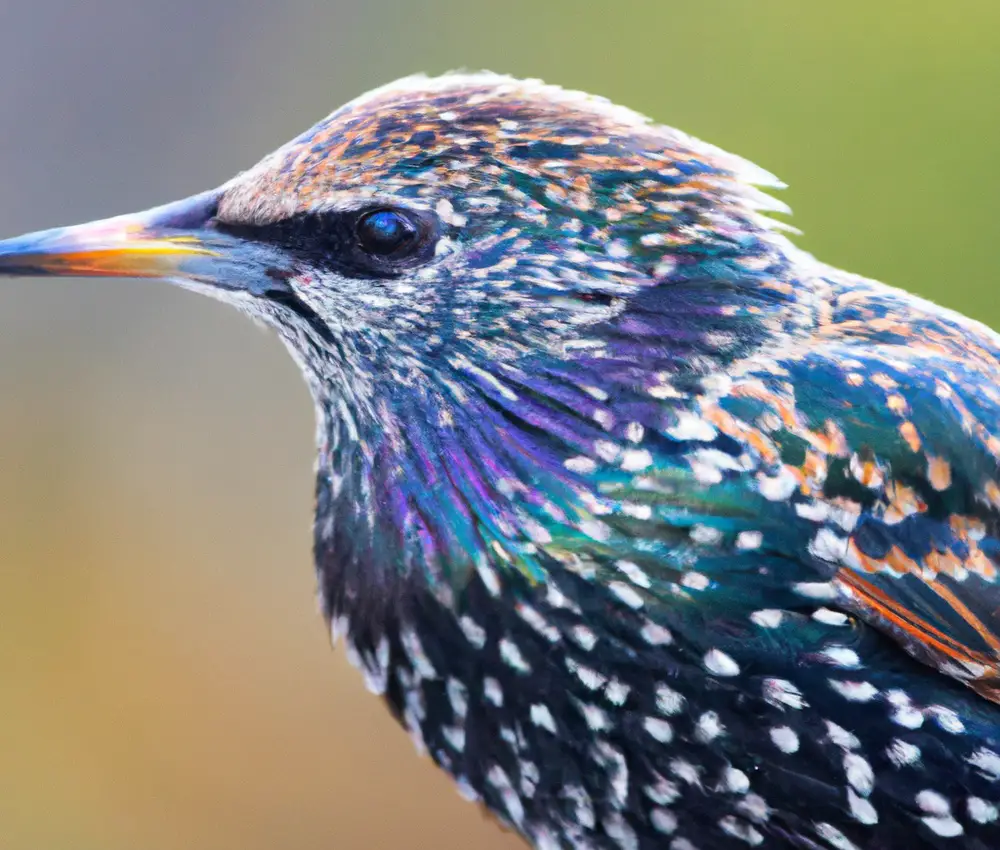 Europäischer Star Singvogel