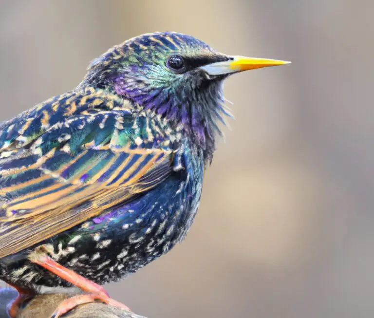 Europäischer Star Singvogel