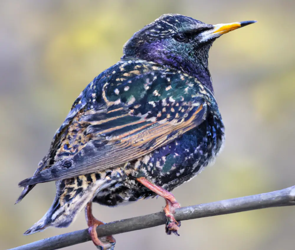 Europäischer Star Singvogel