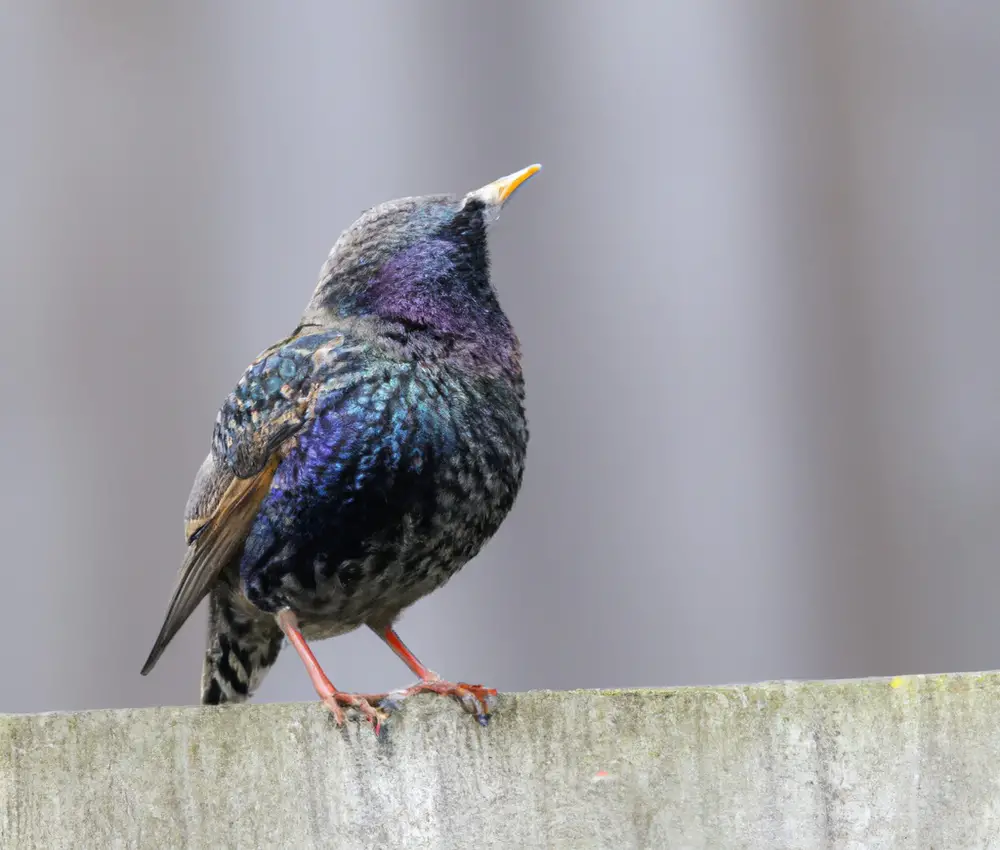 Europäischer Star Vogel