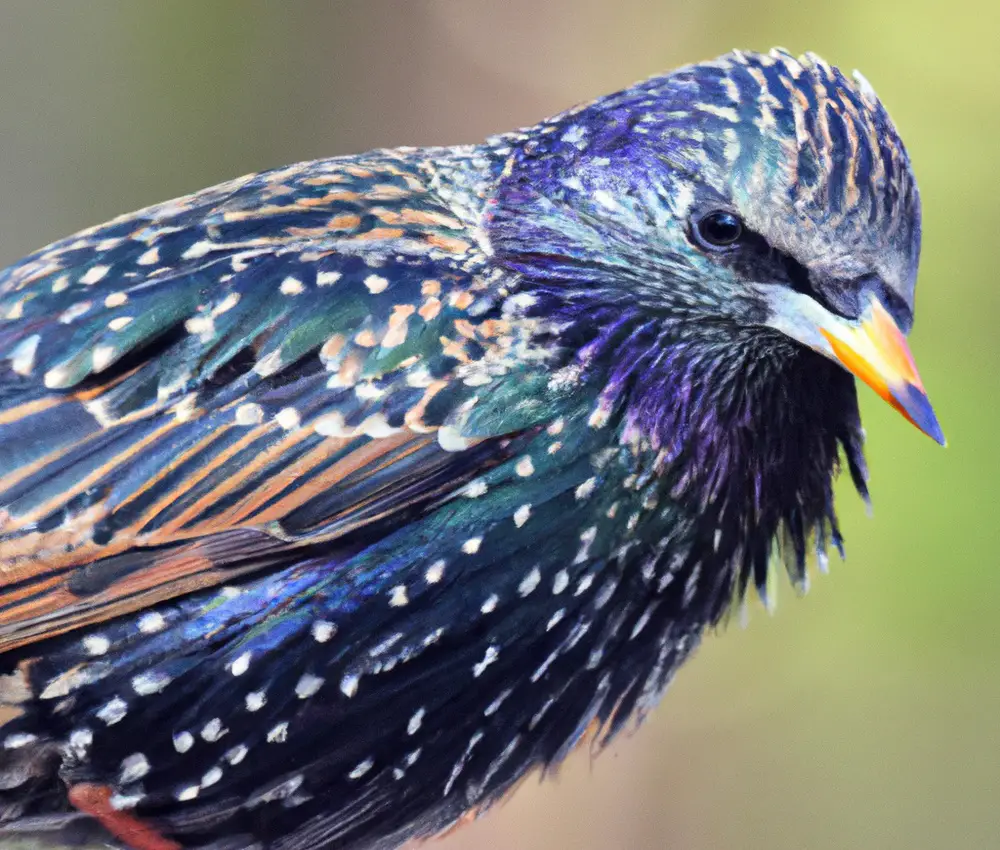 Europäischer Star - Vogelbeobachtung