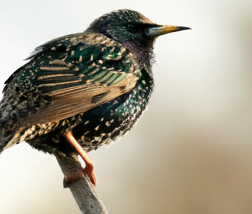 Europäischer Star auf Feld