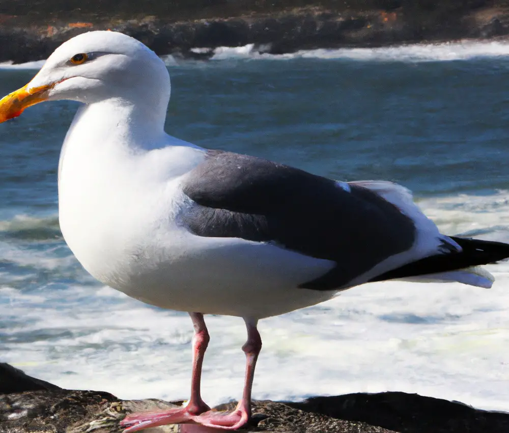 Fliegende Möwe.