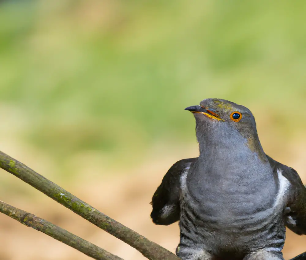 Kuckuck-Vogel im Wald