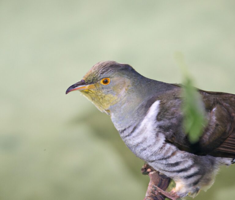 Kuckucksvogel im Nest.