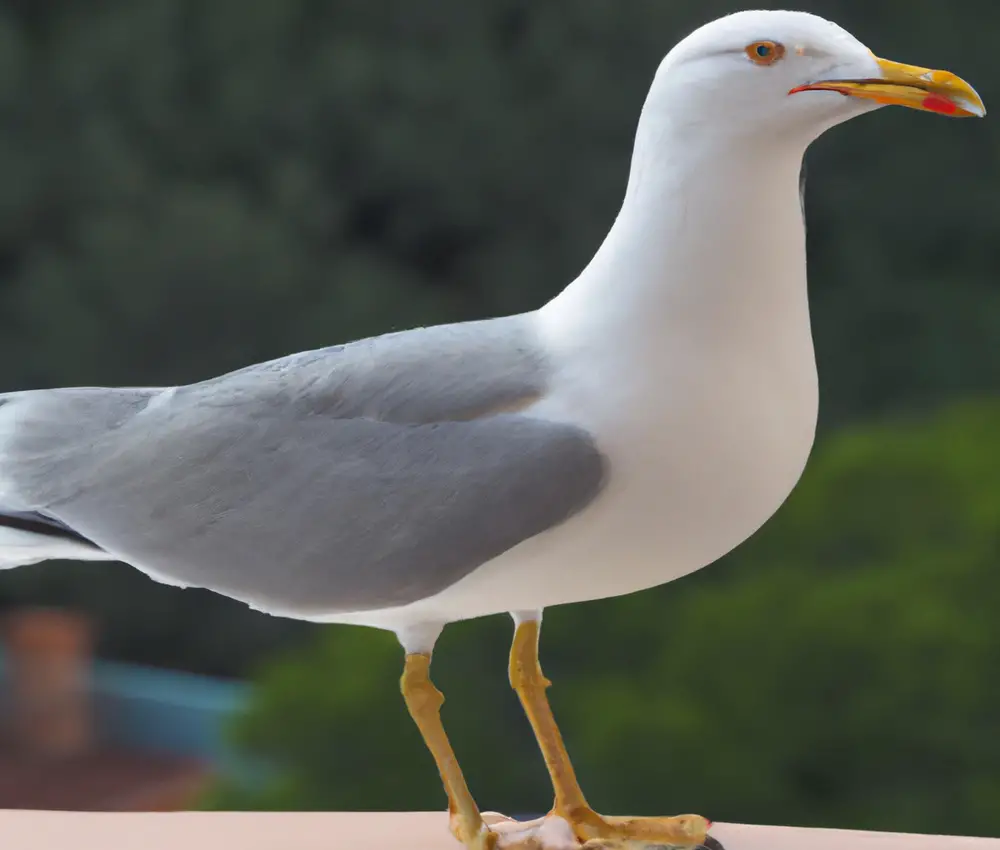 Sturmmöwe im Flug