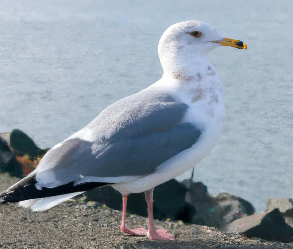 Sturmmöwe im Flug