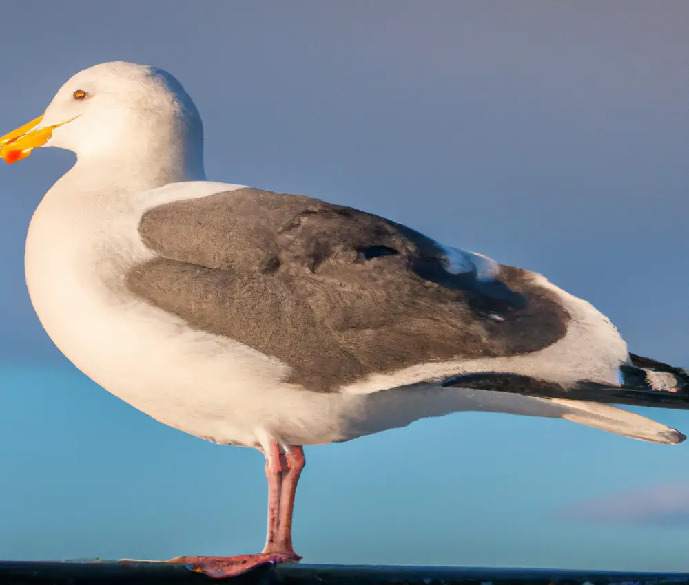 Sturmmöwen Flugschwarm.