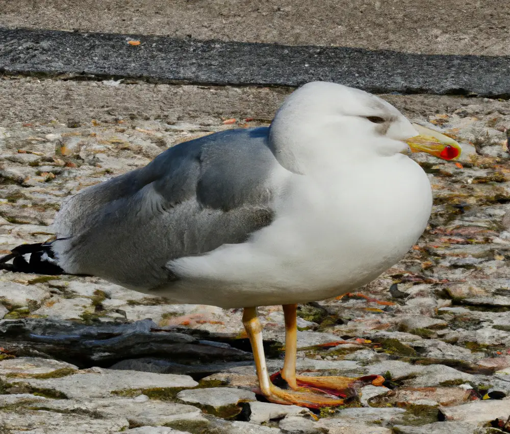 Sturmmöwen brüten