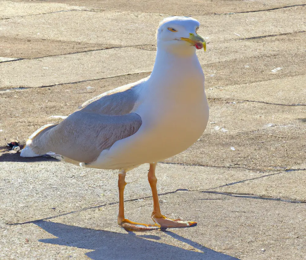 Sturmmöwen fliegen