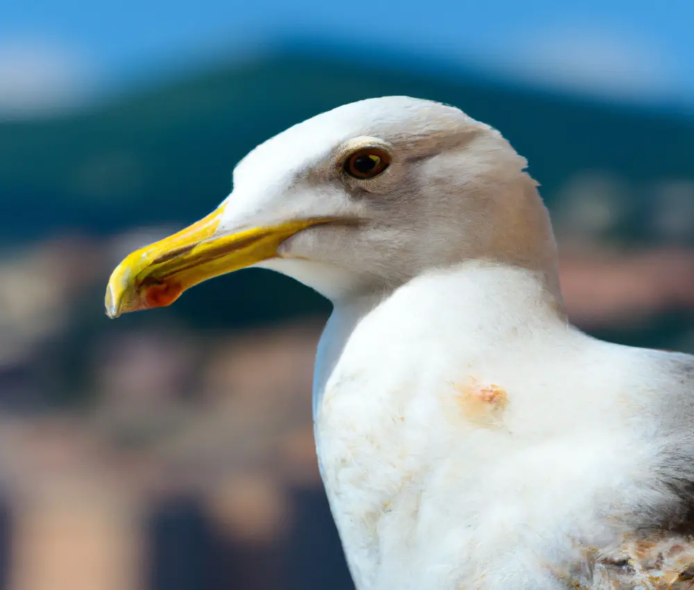 Sturmmöwen fliegen