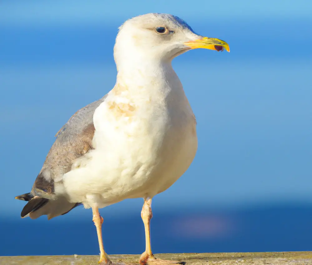 Sturmmöwen fliegen