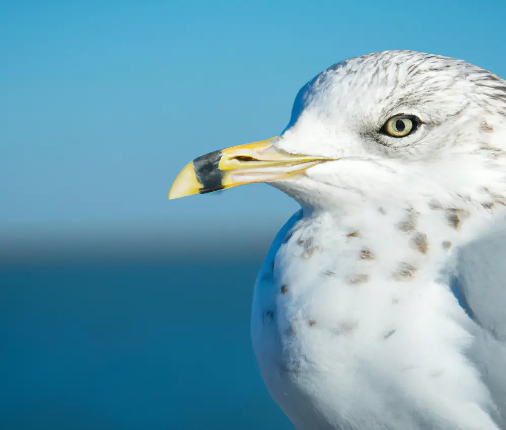 Sturmmöwen fressen Würmer (Sturm gulls eat worms)