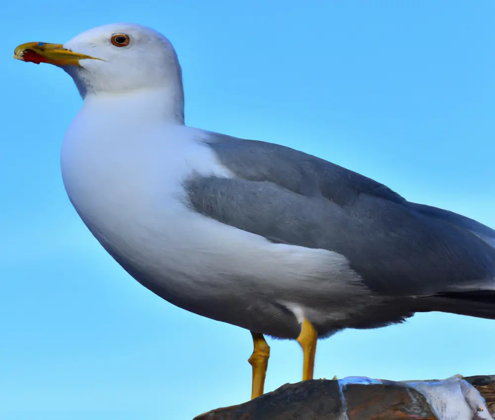 Sturmmöwen im Flug