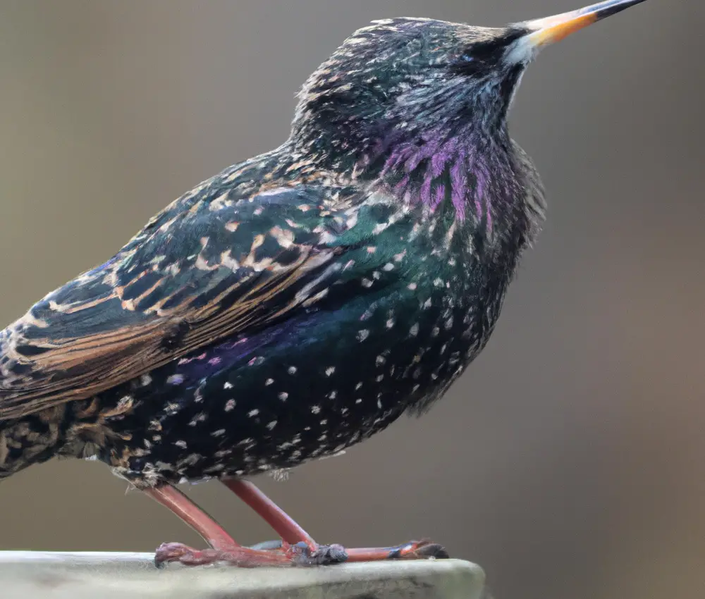 Vogel im Garten.