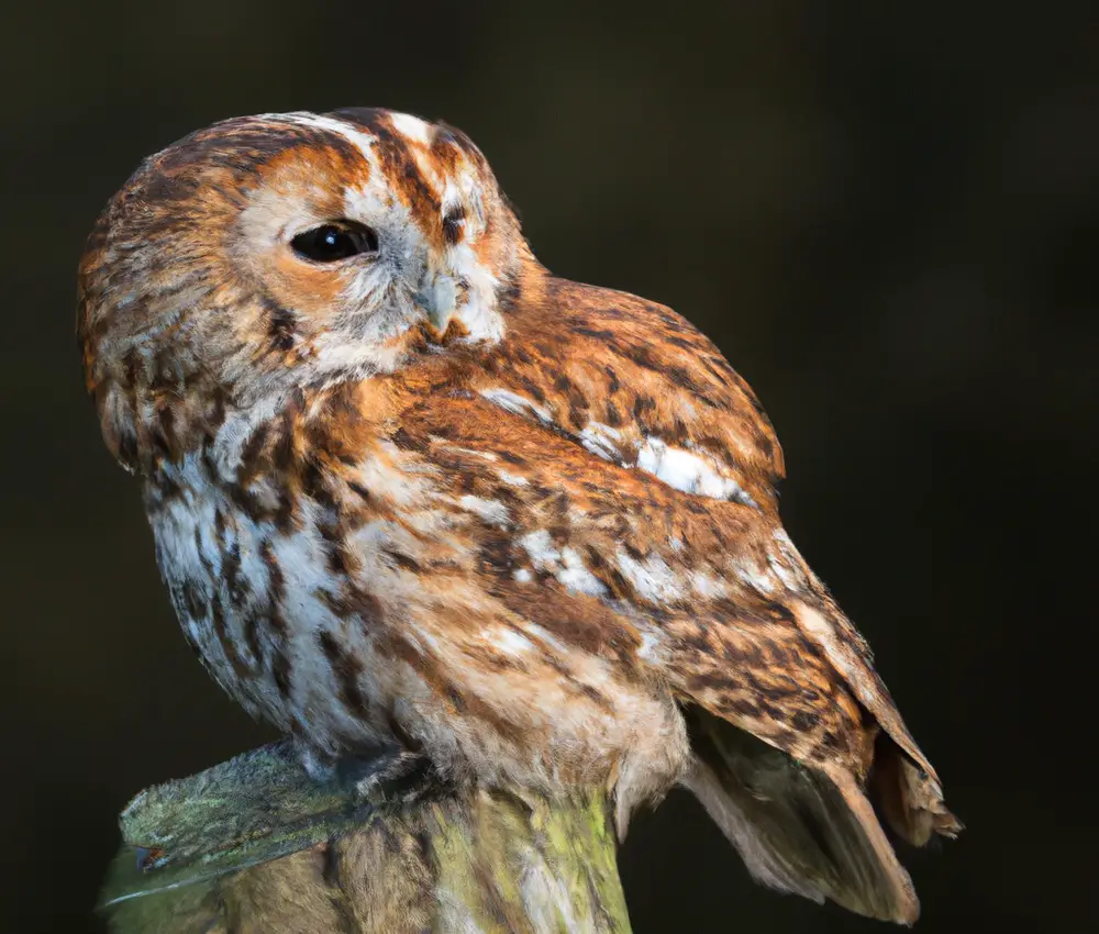 Waldkauz Beute fangen